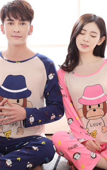 Lovers Long Sleeve Pajama Set