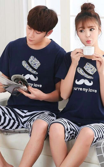 Home Wear Lovers Pajama Sets