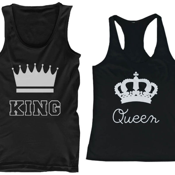 Matching King and Queen Tank Tops