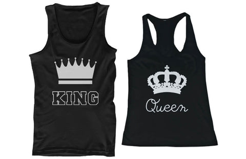 Matching King and Queen Tank Tops