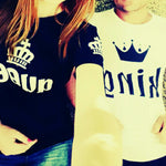 King Queen Lovers T Shirt