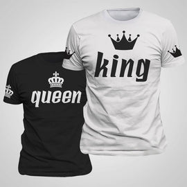 King Queen Lovers T Shirt
