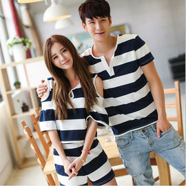 Striped Matching Couple Set