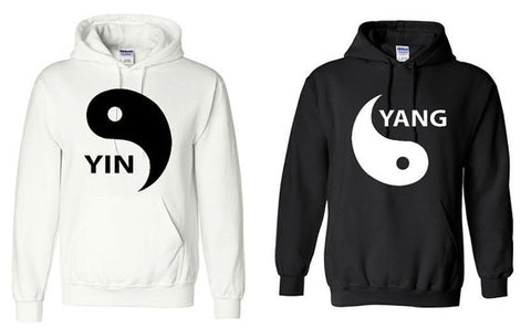 Yin Yang Couple Hoodies