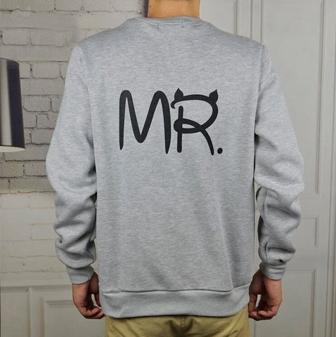 Mr. and Mrs. Couple Sweatshirt