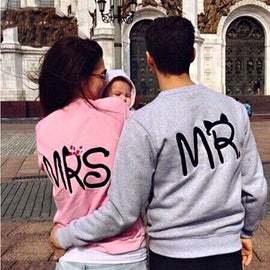 Mr. and Mrs. Couple Sweatshirt