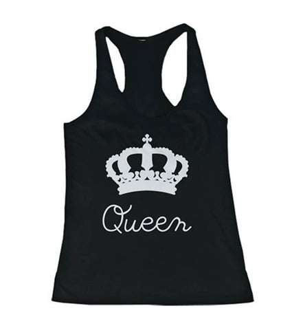 Matching King and Queen Tank Tops