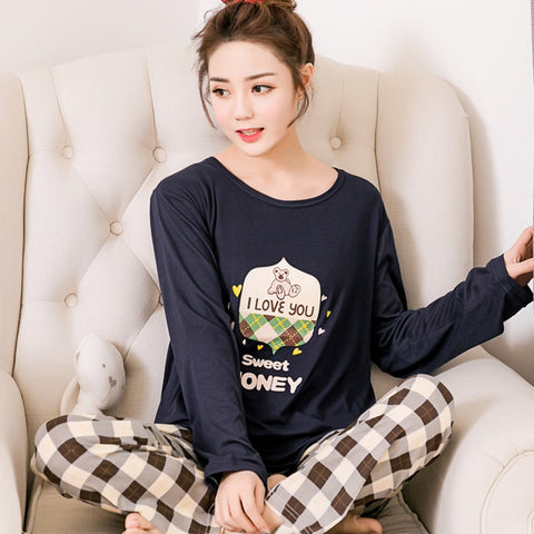 Lovers Long Sleeve Pajama Set