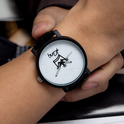 King and Queen Couples Leather Watches