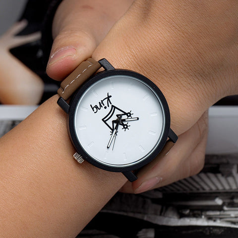 King and Queen Couples Leather Watches